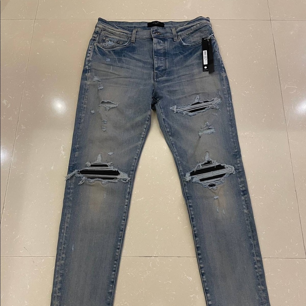 Amiri MX1 Suede Clay Indigo 33